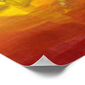 Alle sehen Gott - abstrakte Skizze Poster (Ecke)