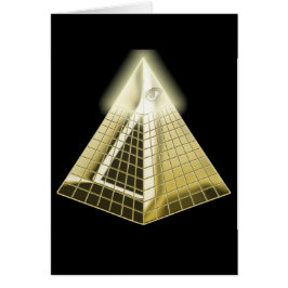 Alle sehende Augen-Pyramide-Karte