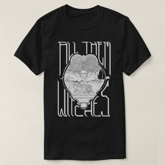 Alle, sie, Hexen, Merch, Amerikaner, Stoner, Rock, T-Shirt (Design vorne)