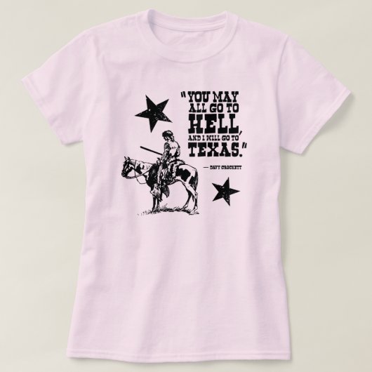 Alle Sie können zu Höllen… Damen T - Shirt gehen (Design vorne)