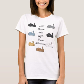 Alle sieben sind Geschenke vom Himmels-Damen-T - T-Shirt