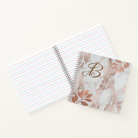 Alle Signature-Binder-Imitate mit einem Zoll Rose  Notizblock (Innenseite)