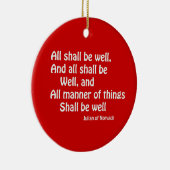 Alle sind gut keramik ornament (Rechts)