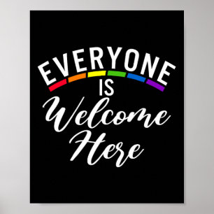 Alle sind hier willkommen, Bisexuelle Lesben Gay P Poster