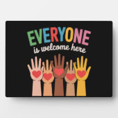 Alle sind hier willkommen fotoplatte (Vorderseite)