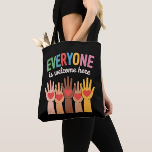 Alle sind hier willkommen tasche