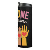 Alle sind hier willkommen thermosbecher (Nach rechts gedreht)