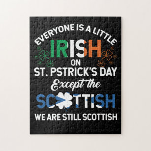 Alle sind irisch, außer schottisch in St. Patrick' Puzzle