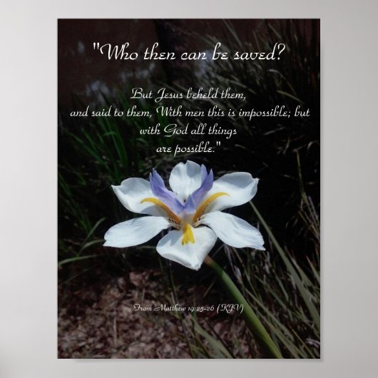 Alle sind mit Gott möglich Poster (Vorne)