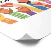 Alle sind willkommen hier Idaho Lehrer 25 Poster (Ecke)