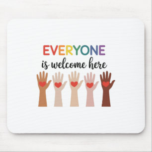 Alle sind willkommen hier Idaho Lehrer 4 Mousepad