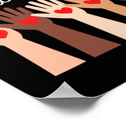 Alle sind willkommen hier Idaho Teache T - Shirt.p Poster (Ecke)