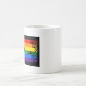 Alle sind willkommen hier (Progress-Pride-Flag) Kaffeetasse (Mittel)