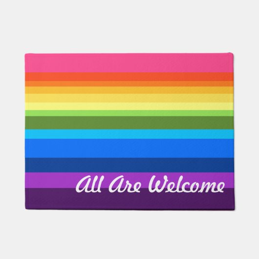 Alle sind willkommener oder kundenspezifischer fußmatte (Vorderseite)