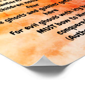 ALLE SITZEN SOWIE Christliches Halloween Poster (Ecke)