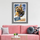 Alle Soldaten können nicht in der Infanterie sein Leinwanddruck (Insitu (Wohnzimmer))