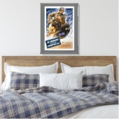 Alle Soldaten können nicht in der Infanterie sein Leinwanddruck (Insitu (Schlafzimmer))