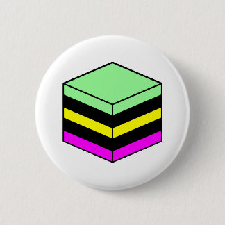 Alle Sorten - Minzgrn, Gelb, Magenta blass Button