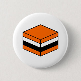 Alle Sorten - orange, weiß und schwarz Button