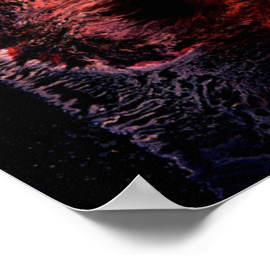 "Alle Soule 2" Psychedelische Abstrakte Visionäre Poster (Ecke)