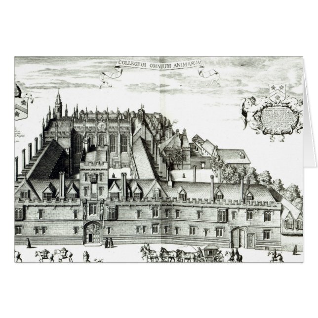 Alle Soule Uni, Oxford-Universität, 1675 (Vorderseite (Horizontal))