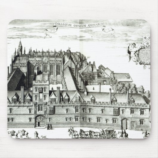 Alle Soule Uni, Oxford-Universität, 1675 Mousepad (Vorne)