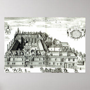 Alle Soule Uni, Oxford-Universität, 1675 Poster