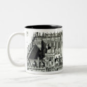 Alle Soule Uni, Oxford-Universität, 1675 Zweifarbige Tasse (Links)