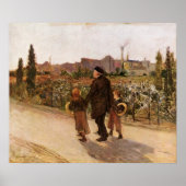 Alle Soule von Jules Bastien-Lepage Poster (Vorne)
