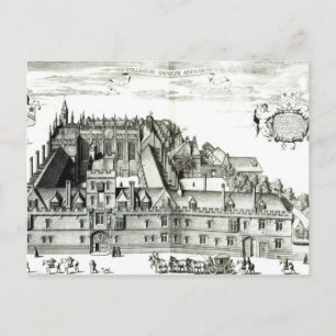 Alle Souls Uni, Oxford University, 1675 Postkarte