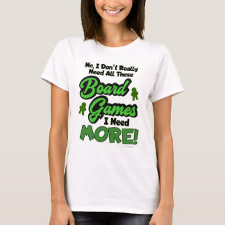 Alle Spiele-Boardgame Sammeln Spaß T-Shirt