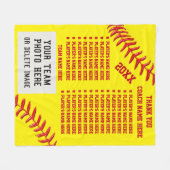 ALLE Spieler NAMEN, FOTO Fleecedecke (Vorderseite (Horizontal))