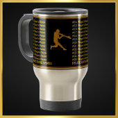 Alle Spielernamen auf Baseball Coach Geschenk, Tas Reisebecher