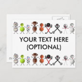 Alle Sport spielen Postkarte (Vorne/Hinten)