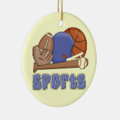 Alle Sport-T - Shirts und Geschenke Keramikornament (Rechts)