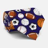 Alle Sportarten Alle STAR Dunkelblau Krawatte (Gerollt)