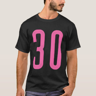 Alle Sportlüfter Favorit Pink Nummer 30 Jersey T-Shirt