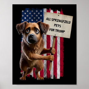 Alle Springfield-Haustiere für Trump, die Hunde fr Poster