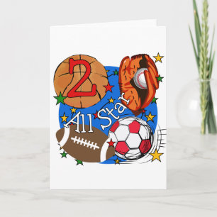 Alle Star 2 Geburtstagsgeschenke und Geschenke Karte