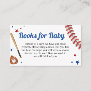 Alle Star Baseball Baby Duschbücher für Baby Begleitkarte