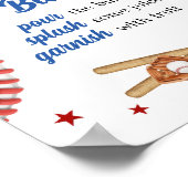 Alle Star Baseball Baby Dusche Mama Osa Bar Poster (Ecke)