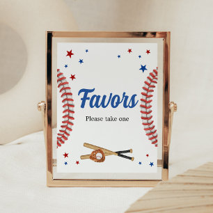 Alle Star Baseball Baby Shower Favoriten Poster