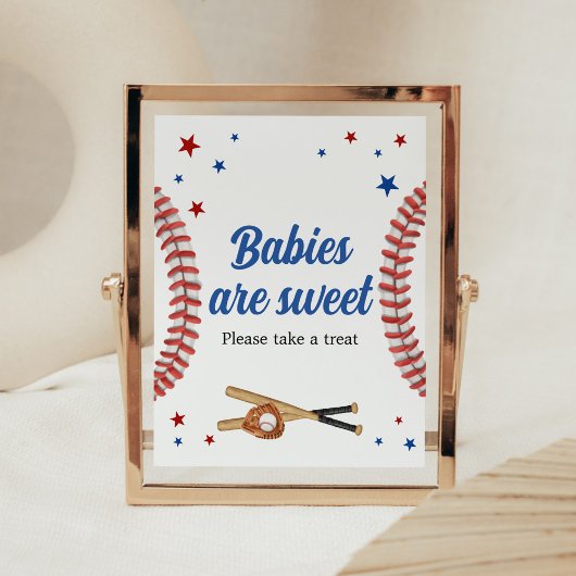 Alle Star Baseball Babys sind süß Poster