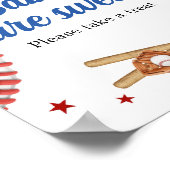 Alle Star Baseball Babys sind süß Poster (Ecke)