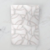 Alle Star Baseball Foto Frame Karte (Innenseite)