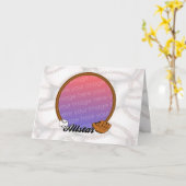 Alle Star Baseball Foto Frame Karte (Gelbe Blume)