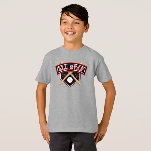Alle Star Baseball Player T-Shirt (Vorne ganz)