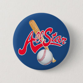 Alle Star Baseball-Sportschaltflächen Button