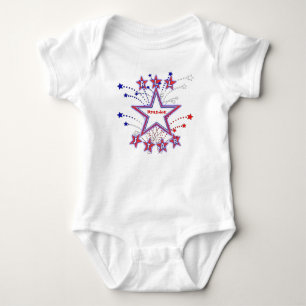 Alle Star Boys Red White & Blue Säugling Strampler