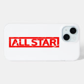 Alle Star-Briefmarke Case-Mate iPhone Hülle (Rückseite (Horizontal))
